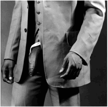 Robert Mapplethorpe, Man in Polyester Suit (ZC9)