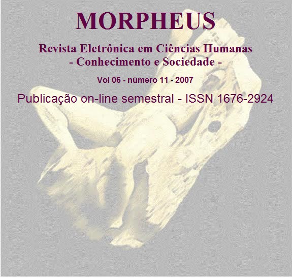 					View Vol. 6 No. 11 (2007): Revista Morpheus
				