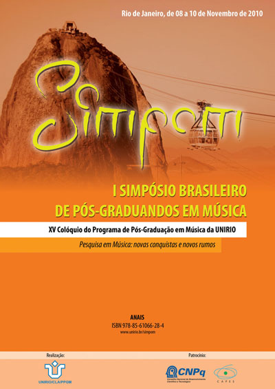 					Visualizar n. 1 (2010): Anais do I SIMPOM
				