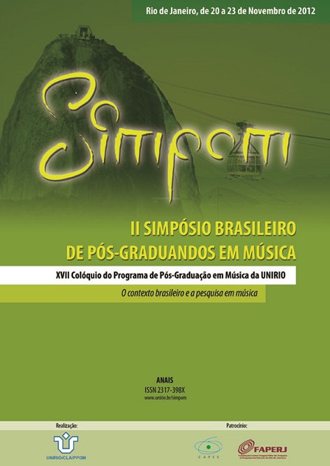 					Visualizar n. 2 (2012): Anais do II SIMPOM
				
