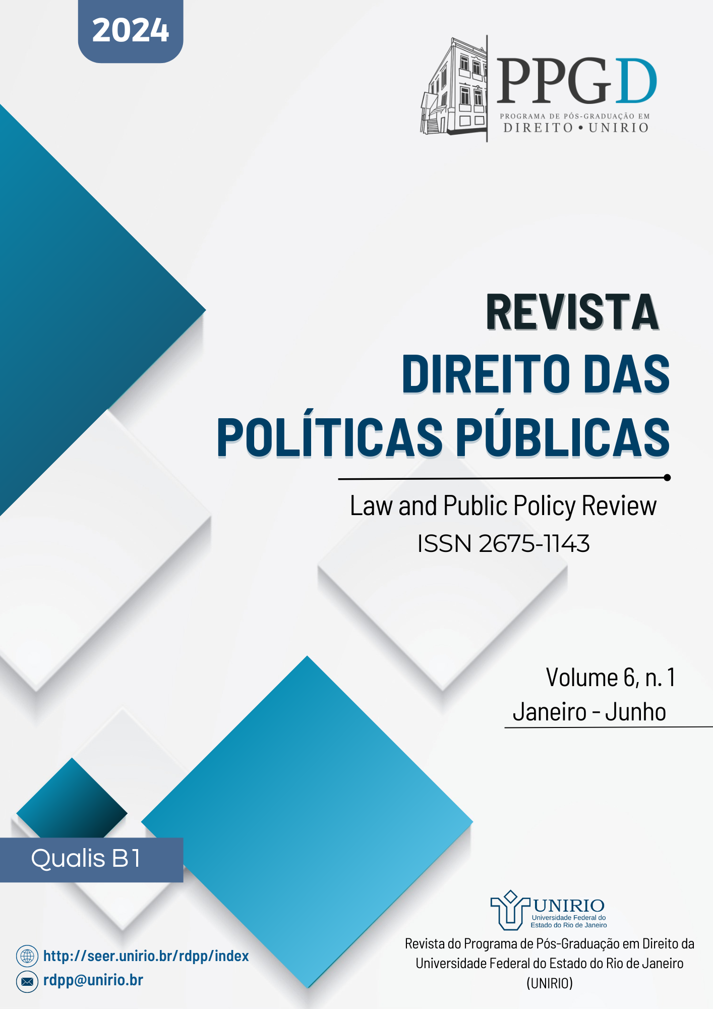 					Visualizar v. 6 n. 1 (2024): Revista Direito das Políticas Públicas
				
